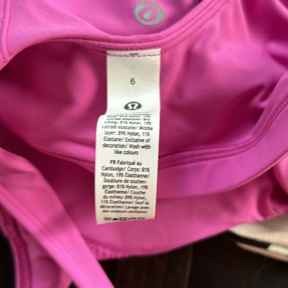 LULULEMON ALIGN CORSET TANK in POW PINK TONE SZ 6 NWT - Picture 7 of 8